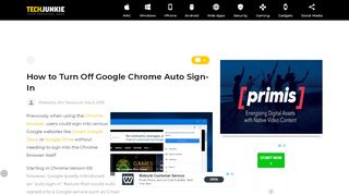 
                            4. How to Turn Off Google Chrome Auto Sign-In - TechJunkie