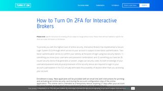 
                            5. How to Turn On 2FA for Interactive Brokers | TeleSign