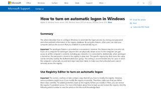 
                            3. How to turn on automatic logon in Windows