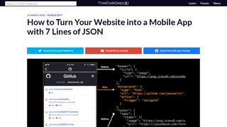 
                            6. How to Turn Your Website into a Mobile App with 7 Lines of ...