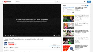 
                            7. How to Unlock Facebook Account temporarily Locked urdu ...