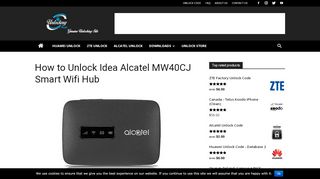 
                            5. How to Unlock Idea Alcatel MW40CJ Smart Wifi Hub ...