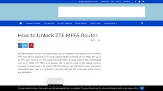 
                            5. How to Unlock ZTE MF65 Router - UnlockRouter