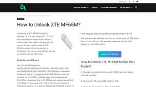 
                            1. How to Unlock ZTE MF65M? | RouterUnlock.com