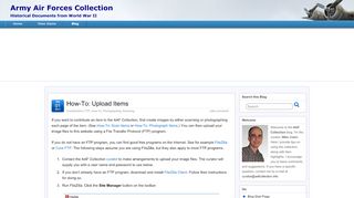 
                            2. How-To: Upload Items – AAF Collection