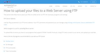 
                            4. How to upload your files to a Web Server using FTP