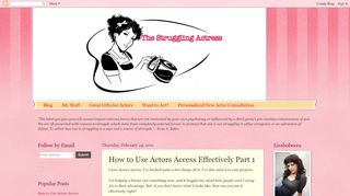 
                            9. How to Use Actors Access Effectively Part 1 - Blogger