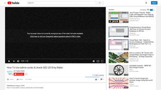 
                            6. How To Use admin socks & check GEO 2018 by Rabbi - …