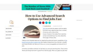 
                            3. How to Use Advanced Search Options to Find Jobs Fast