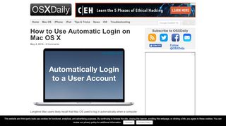 
                            1. How to Use Automatic Login on Mac OS X - OS X Daily - …