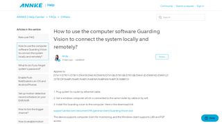 
                            2. How to use computer software to connect the system ... - ANNKE