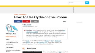 
                            7. How to Use Cydia on Your Jailbroken iPhone - Lifewire