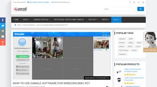 
                            9. How to use Danale software for Windows/Mac PC? - Unifore