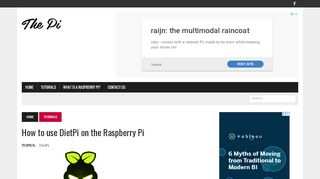 
                            4. How to use DietPi on the Raspberry Pi - The Pi