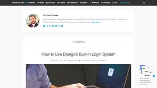 
                            3. How to Use Django's Built-in Login System