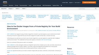 
                            4. How to Use Docker Images from a Private Registry for ... - AWS