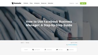 
                            4. How to Use Facebook Business Manager: A Step-by-Step Guide