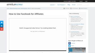 
                            9. How to Use Facebook for Affiliates | Affilorama