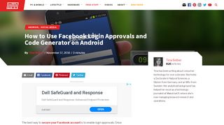 
                            7. How to Use Facebook Login Approvals and Code ... - MakeUseOf