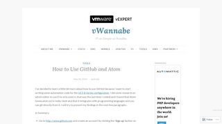 
                            9. How to Use GitHub and Atom – vWannabe