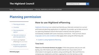 
                            1. How to use Highland ePlanning | Planning permission | The ...
