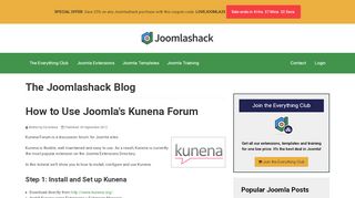 
                            4. How to Use Joomla's Kunena Forum - Joomlashack