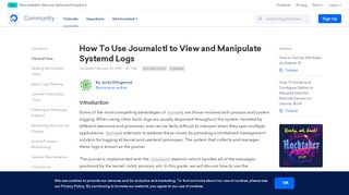 
                            4. How To Use Journalctl to View and Manipulate Systemd Logs ...