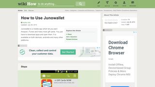
                            6. How to Use Junowallet: 4 Steps (with Pictures) - …