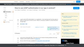 
                            1. How to use LDAP authentication in our app in …