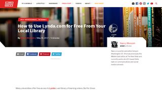 
                            6. How to Use Lynda.com for Free From Your Local Library