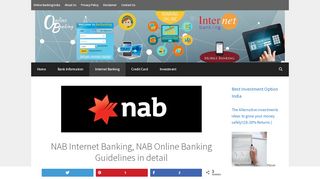 
                            3. How to use NAB Internet Banking guidelines and login details!
