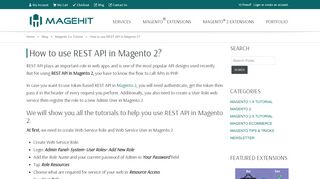 
                            7. How to use REST API in Magento 2?