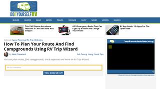 
                            5. How To Use RV Trip Wizard To Plan A Route And Find Campgrounds