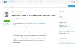 
                            7. How to use SAP HCP, mobile service for SAP Fiori – part 4 ...