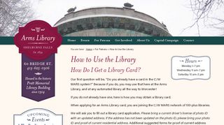 
                            8. How to Use the Library - Arms Library