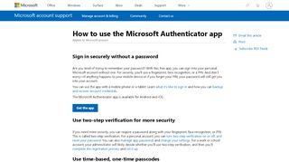 
                            10. How to use the Microsoft Authenticator app - Microsoft Support