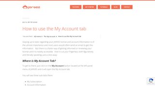 
                            4. How to use the My Account tab - Jarvee