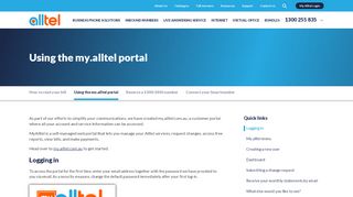 
                            6. How to Use the my.alltel portal - Alltel - alltel.com.au