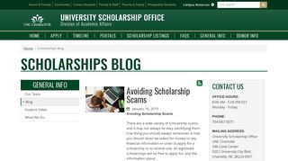 
                            4. How to use the NinerScholars Portal - UNC Charlotte Scholarships