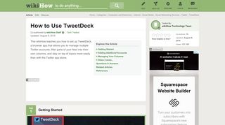 
                            8. How to Use TweetDeck (with Pictures) - wikiHow