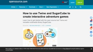 
                            6. How to use Twine and SugarCube to create interactive adventure ...