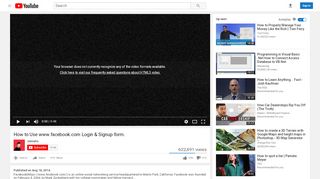 
                            7. How to Use www.facebook.com Login & Signup form. - YouTube