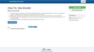 
                            9. How To: Use Zscaler - Iredell Statesville Schools