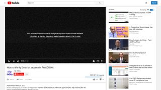 
                            7. How to Verify Email of student in PMGDISHA - YouTube