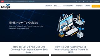 
                            8. How-To Video Guides | Kaseya BMS