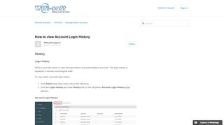 
                            5. How to view Account Login History – Wifi-soft Solutions