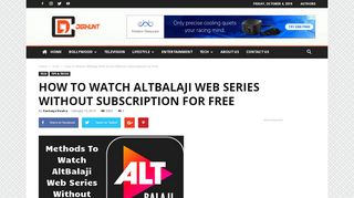 
                            7. How To Watch AltBalaji Web Series Without Subscription For ...