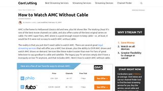 
                            8. How to Watch AMC Without Cable - Cordcutting.com