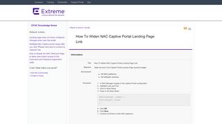 
                            6. How To Widen NAC Captive Portal Landing Page Link - How To