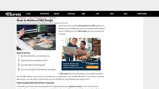 
                            9. How to Write a CMD Script | Chron.com